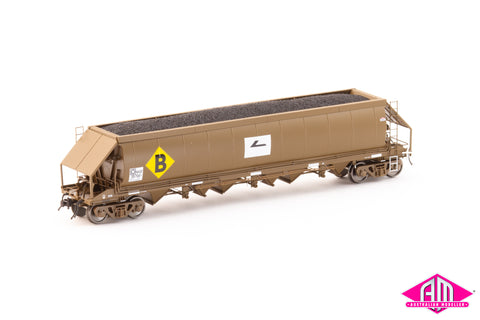NHGF Coal Hopper, SRA Wagon Grime with Faded L7 & Large 'B' - 4 Car Pack (NCH-117)