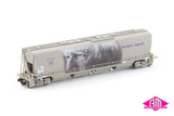 MGFH Flour Hopper, Manildra Group Wagon Grime "Ronald Nicka" - Single Car NFH-14 (HO Scale)
