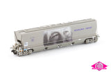 MGFH Flour Hopper, Manildra Group Wagon Grime "Daryl 'Rum' Henschke" - Single Car NFH-9 (HO Scale)
