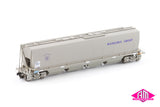 MGFH Flour Hopper, Manildra Group Wagon Grime "Daryl 'Rum' Henschke" - Single Car NFH-9 (HO Scale)