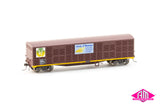 NLBF-03 NLBF 45' Banana Vans Weathered Red (3 pack)