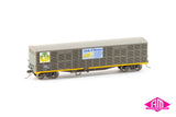NLBF-04 NLBF 45' Banana Vans Weathered Blue Grey (3 pack)