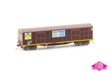NLBX-05 NLBX 45' Banana Vans Weathered Red (3 pack)