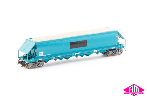 NPZH Limestone Hopper, Pacific National Faded PTC Blue #2 with Patch Job - 4 Car Pack (NLH-6)