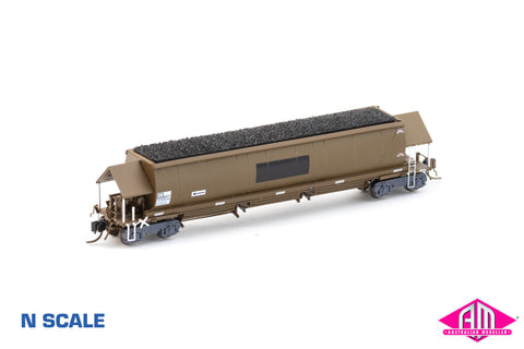 NHFF Coal Hopper, Pacific National Grime Patch Job NHFF-43064-K (NNCH-10) N Scale