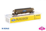 NHSH Coal Hopper, Freightcorp Grime NHSH-42933-M (NNCH-12) N Scale