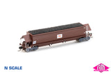 NHKF Coal Hopper, SRA Red, Candy L7 NHKF-43208-E (NNCH-17) N Scale