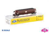 NHKF Coal Hopper, SRA Red, Candy L7 NHKF-43208-E (NNCH-17) N Scale