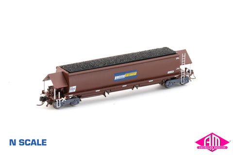 NHKF Coal Hopper, Pacific National SRA Red NHKF-43359-Y (NNCH-21) N Scale