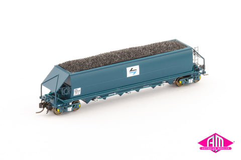 CHS Coal Hopper, Public Transport Commission Blue with Blue L7 - Single Wagon NNCH-23 (N Scale)
