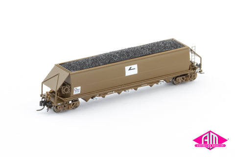 NHVF Coal Hopper, Public Transport Commission Wagon Grime with Faded L7 - Single Wagon NNCH-26 (N Scale)