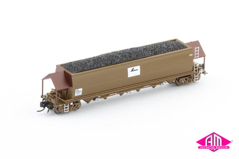 NHVF Coal Hopper, State Rail Authority Wagon Grime with Faded L7 - Single Wagon NNCH-27 (N Scale)