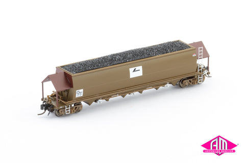 NHVF Coal Hopper, State Rail Authority Wagon Grime with Faded L7 - Single Wagon NNCH-28 (N Scale)