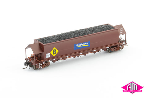 NHVF Coal Hopper, FreightCorp SRA Red with FC Logos & B - Single Wagon NNCH-35 (N Scale)