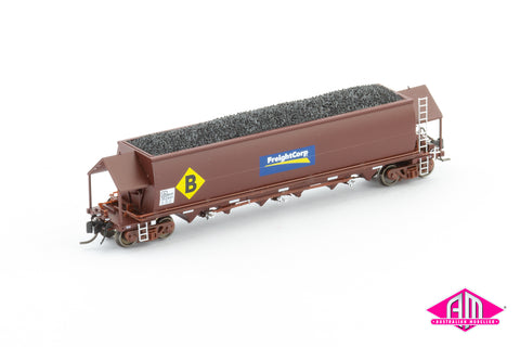 NHVF Coal Hopper, FreightCorp SRA Red with FC Logos & B - Single Wagon NNCH-36 (N Scale)