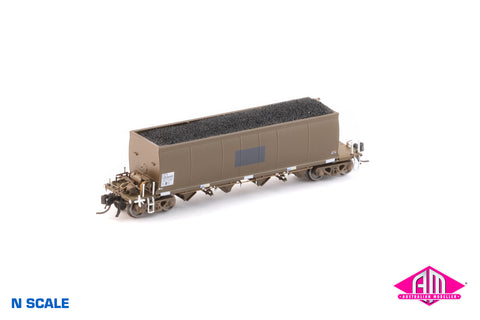 NHHF Coal Hopper - Pacific National, Wagon Grime with Patch Job - Single Wagon NNCH-55 (N Scale)