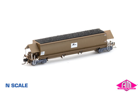 NHFF Coal Hopper, SRA Wagon Grime, Faded L7 NHFF-42914-E (NNCH-7) N Scale