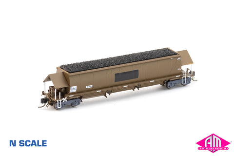 NHFF Coal Hopper, Pacific National Grime Patch Job NHFF-43095-U (NNCH-9) N Scale