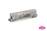 MGFH Flour Hopper, Manildra Group Wagon Grime "Ronald Nicka" - Single Car NNFH-10 (N Scale)