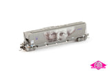 MGFH Flour Hopper, Manildra Group Wagon Grime "Dorothy Yeatman" - Single Car NNFH-6 (N Scale)