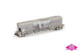 MGFH Flour Hopper, Manildra Group Wagon Grime "Ronald 'Fox' Bennett" - Single Car NNFH-8 (N Scale)