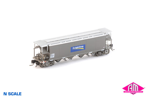 NGHF Grain Hopper - FreightCorp, Wagon Grime with FC Logo - Single Wagon NNGH-34 (N Scale)