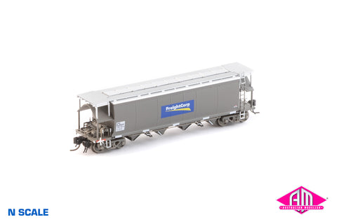 NGHF Grain Hopper - FreightCorp, Wagon Grime with FC Logo - Single Wagon NNGH-35 (N Scale)