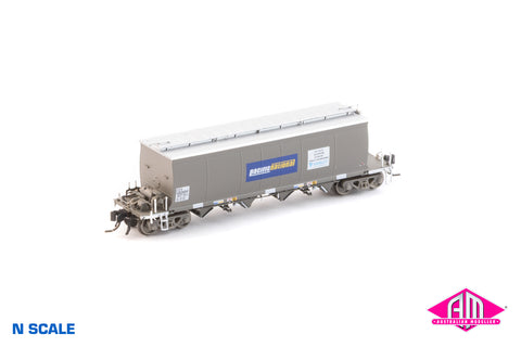 NGYF Grain Hopper - Pacific National, Wagon Grime with PN & Varley Logos - Single Wagon NNGH-44 (N Scale)