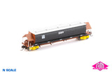 BGKF Grain Hopper - SSR, Black with XCS Bogies, SSR Logo & Graffiti BGKF-1238-F (NNGH-59) N Scale Single Wagon