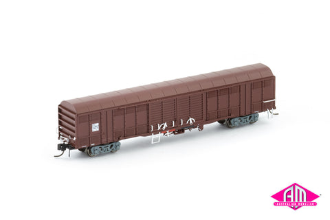 NLKY Louvred Van, State Rail Authority SRA Red - Single Car NNLV-29 (N Scale)