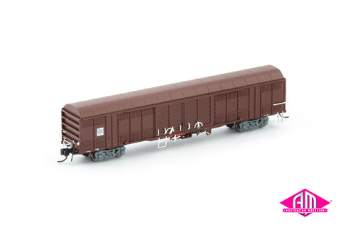 NLKY Louvred Van, State Rail Authority SRA Red - Single Car NNLV-30 (N Scale)