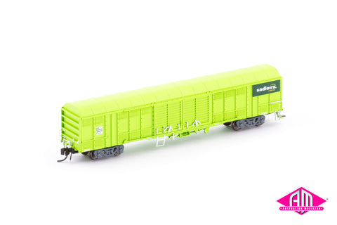 RLSY Louvred Van, Sadliers Logistics Green - Single Car NNLV-36 (N Scale)