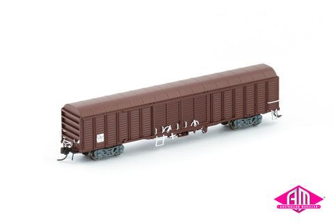NLKY Louvred Van, State Rail Authority SRA Red - Single Car NNLV-6 (N Scale)