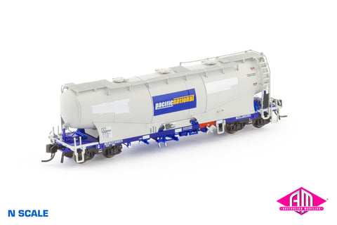 NPHH Cement Hopper, Pacific National - Wagon Grime with PN Logo  - Single Wagon NNPH-9 (N Scale)