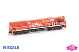 NR Class locomotive NR109 The Ghan® (MK2) - Red & White (NNR-14) N-Scale