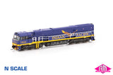NR Class locomotive NR26 Indian Pacific® (MK1) - Blue & Yellow (NNR-15) N-Scale