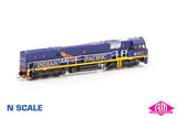 NR Class locomotive NR27 Indian Pacific® (MK1) - Blue & Yellow (NNR-16) N-Scale