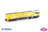 NR Class locomotive NR18 Indian Pacific® (MK2) - Yellow & Grey (NNR-17) N-Scale