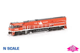 NR Class locomotive NR18 The Ghan Mk3 (NNR-27) N-Scale