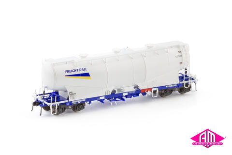 NPHH Cement Hopper, Freight Rail White/Blue with FR Logos, 4 car pack NPH-1 (HO Scale)