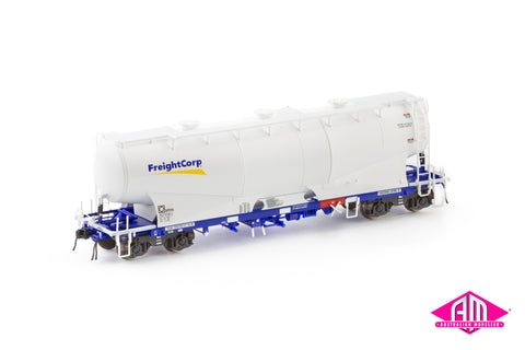 NPHH Cement Hopper, FreightCorp White/Blue with FC Logos, 4 car pack NPH-2 (HO Scale)