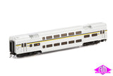 V Set SRA, Blue/Yellow/White Nose & Candy Nose with Blue/Yellow L7 and Side Stripe - 4 Car Set (NPS-43) HO Scale