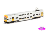 V Set TfNSW TrainLink, Red/Grey/Yellow Nose with TfNSW Logos & Yellow Doors - 4 Car Set (NPS-52) HO Scale