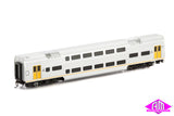 V Set TfNSW TrainLink, Red/Grey/Yellow Nose with TfNSW Logos & Yellow Doors - 4 Car Set (NPS-52) HO Scale