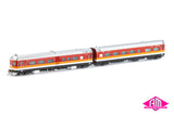 DEB Set Railcar, SRA Candy - 4 Car Set (NRC-8) HO Scale