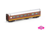 DEB Set Railcar, SRA Mixed Set Unique Reverse With White L7 & Waratah / Unique Candy Reverse - 4 Car Set (NRC-9) HO Scale