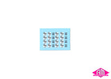 NSP-6 Renumbering Decals BGKF Grain Hopper (N Scale)