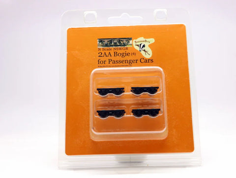 2AA Bogies 2 pairs (N Scale)