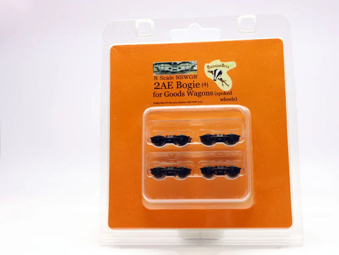 2AE Bogies 2 pairs (N Scale)