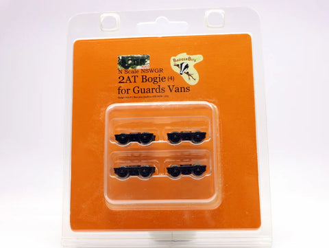 2AT Bogies 2 pairs (N Scale)